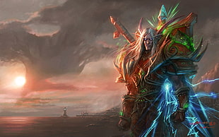 Elf World of Warcraft poster, World of Warcraft, Yaorenwo, Blood Elf HD wallpaper