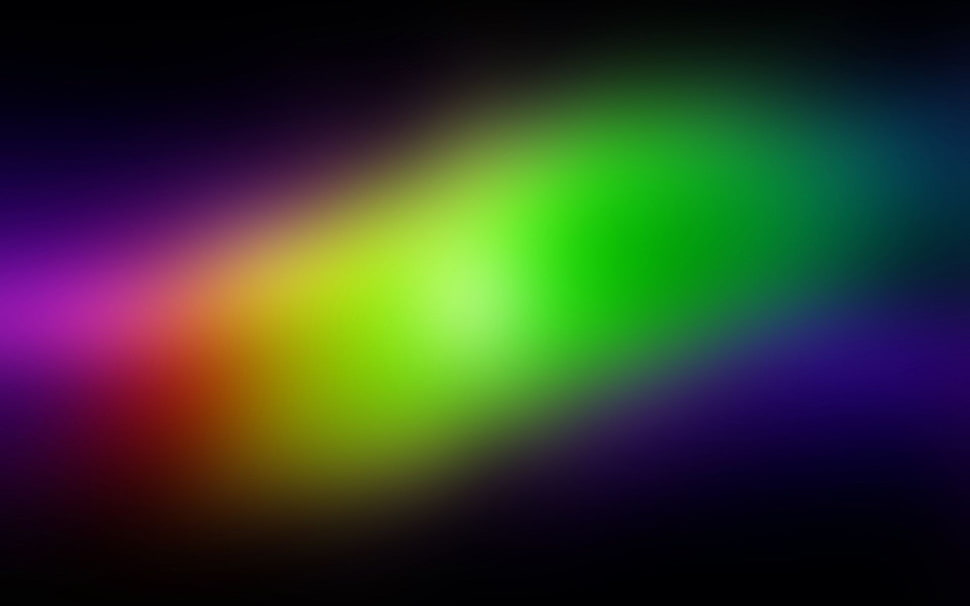 green, red, and pink lights photo HD wallpaper