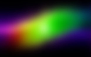 green, red, and pink lights photo