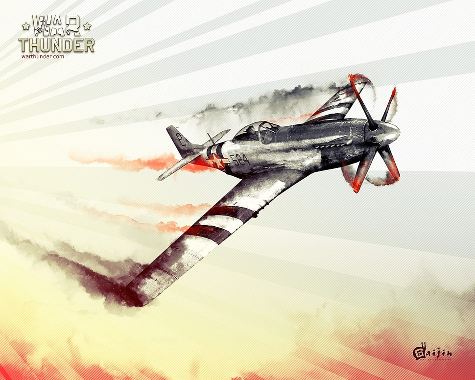 War Thunder game case, airplane, aircraft, war, World War II HD wallpaper