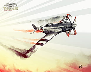 War Thunder game case, airplane, aircraft, war, World War II HD wallpaper