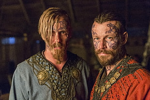 two Vikings TV series characters HD wallpaper