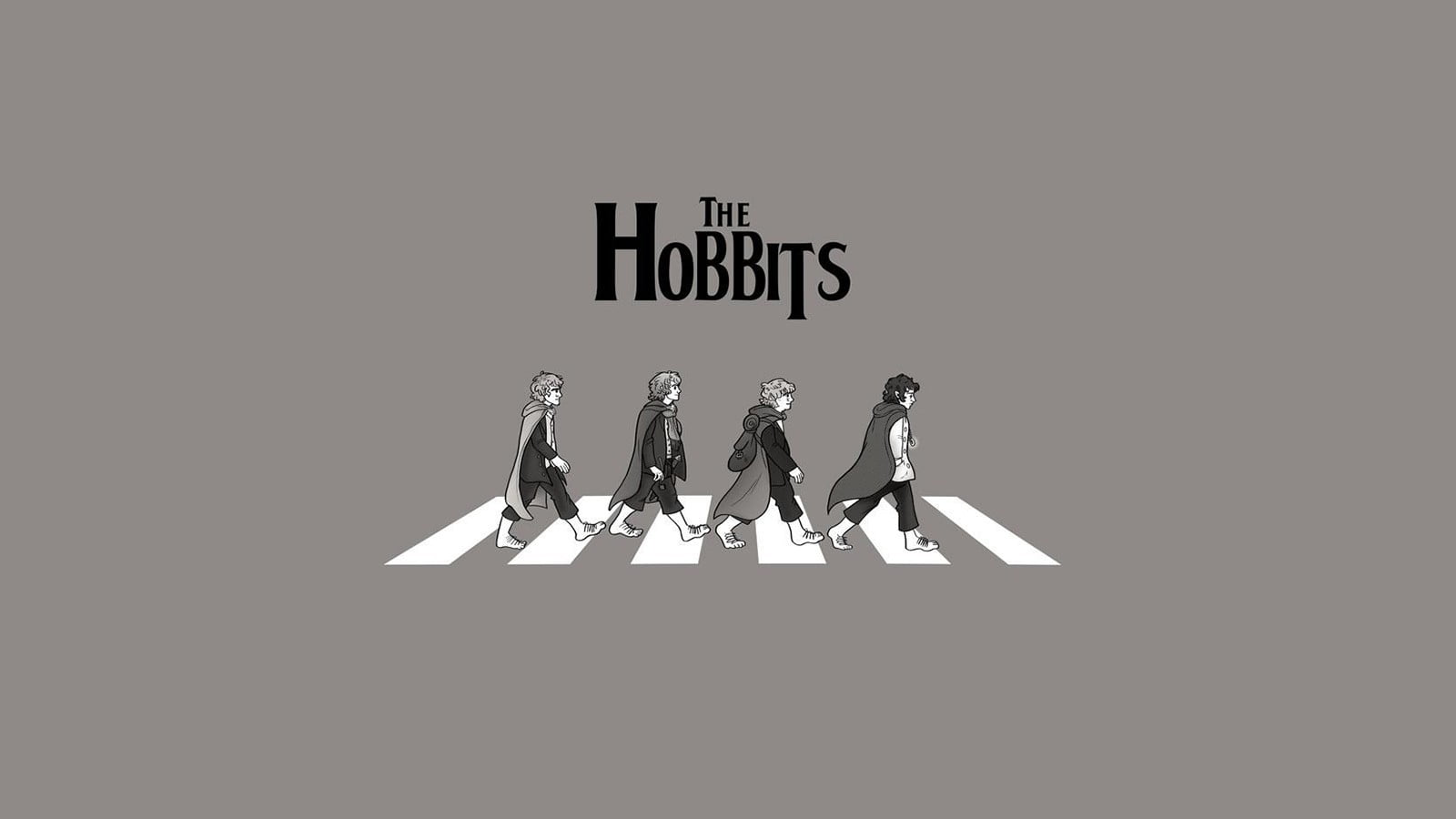 The Hobbits digital wallpaper