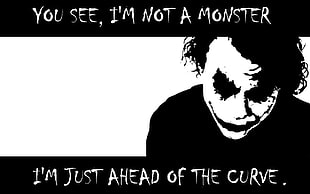 Heath Ledge stencil wallpaper, Joker, The Dark Knight