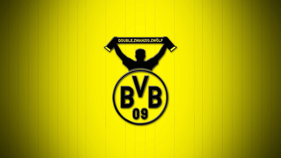 BVB logo, Borussia Dortmund, BVB HD wallpaper