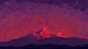 mountain illustration photo