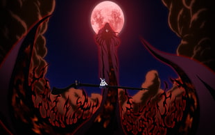 male anime character wallpaper, anime, Hellsing, Alucard, vampires