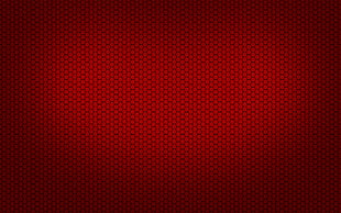 red textile