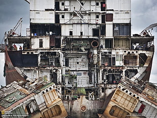 National Geographic scene screenshot, ship, wreck HD wallpaper