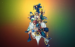 Kingdom Hearts characters wallpaper