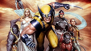 X-Men character 3D wallpaper HD wallpaper