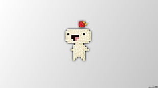 character pet clip-art, Fez , Gomez, pixel art, Trixel