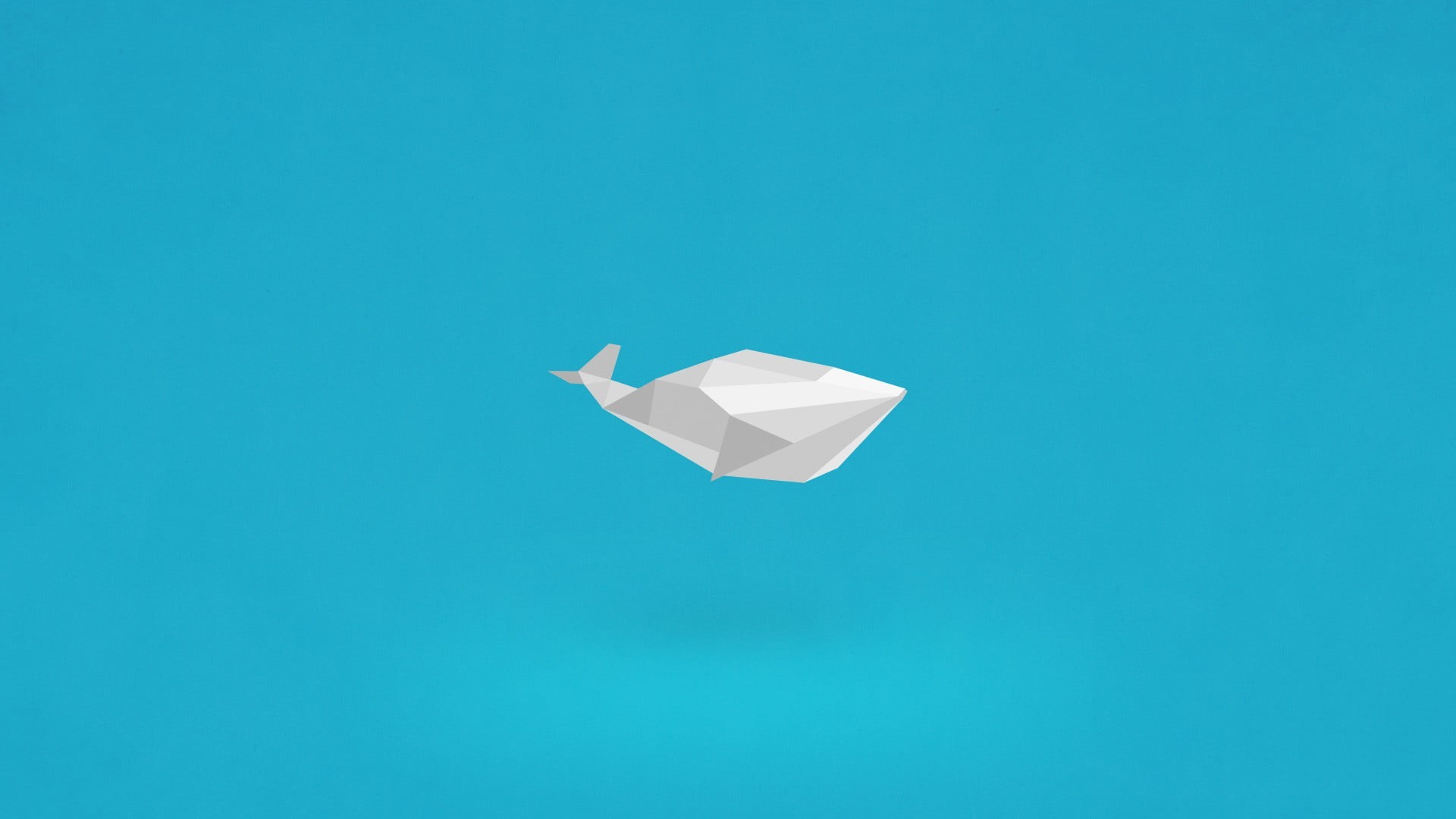 white illustration, low poly, artwork, origami, minimalism