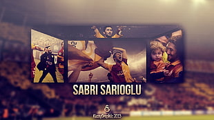 two black and white Los Angeles Lakers jersey shirts, Galatasaray S.K., Sabri Sarıoğlu HD wallpaper