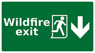 Wildfire Exit signage, Game of Thrones HD wallpaper