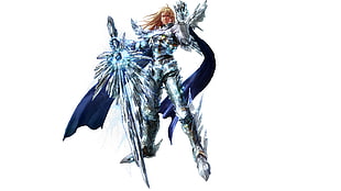 Soul Calibur character illustration, soul calibur, Siegfried, white background, sword