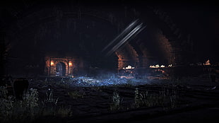 brown concrete tunnel, Dark Souls III