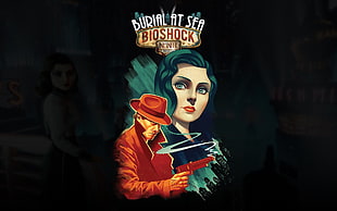 Burial at Sea Bioshock game illustration, BioShock, BioShock Infinite, Rapture, video games