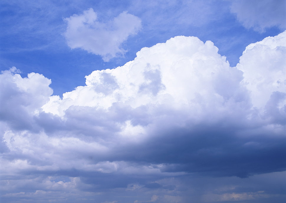 white clouds, sky, clouds HD wallpaper