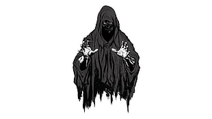 black grim reaper illustration, Grim Reaper