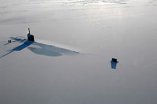 ice land, nuclear submarines, submarine, ice, military HD wallpaper