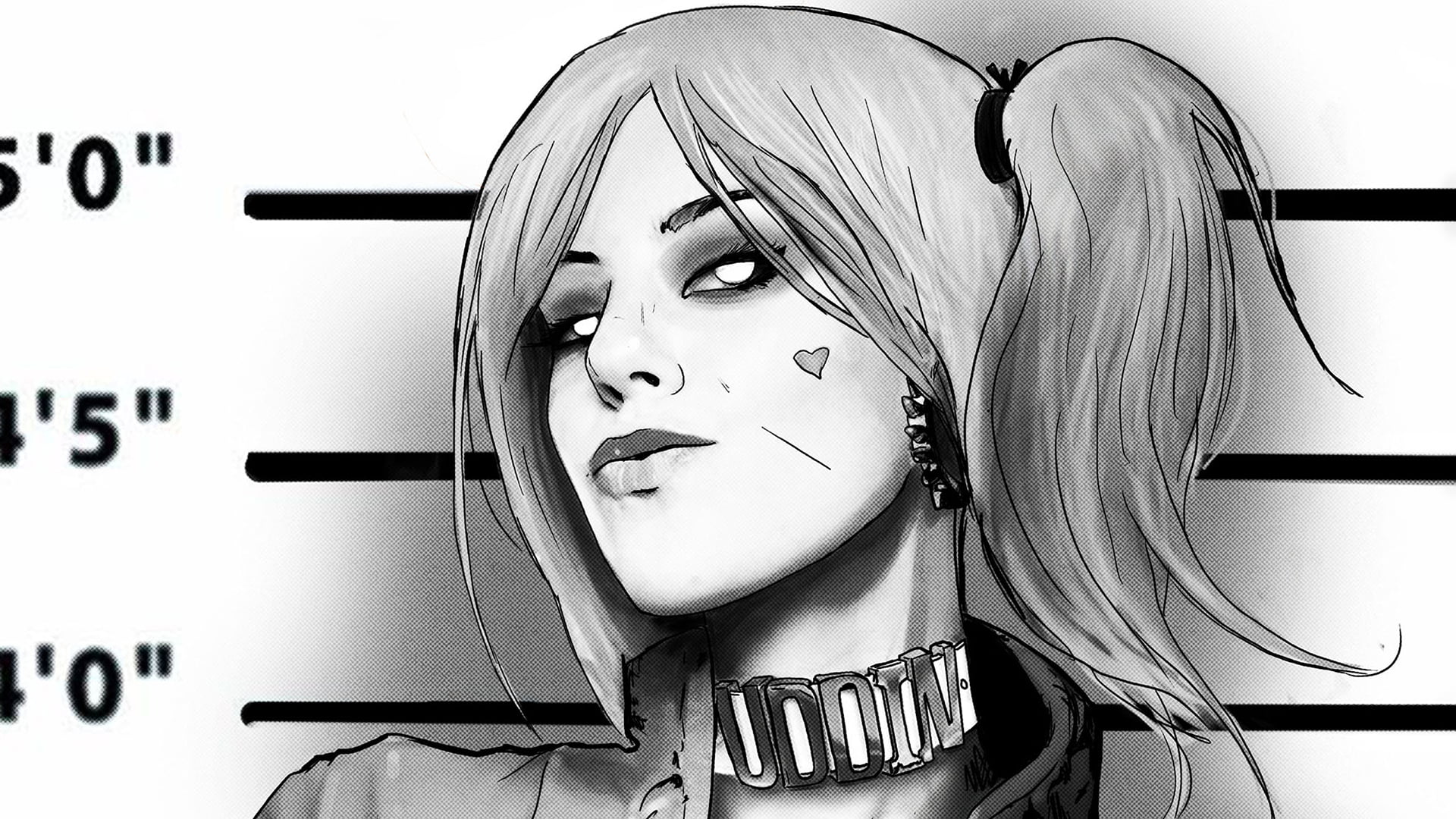 Batman Harlequin sketch, Harley Quinn, comic art